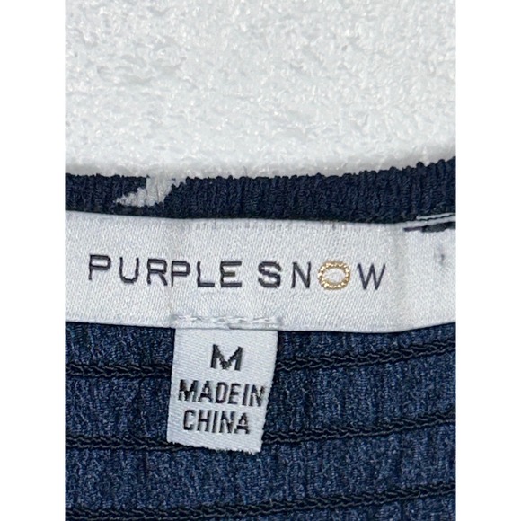 Purple Snow Spaghetti Strap Navy Skort With White Birds Size m‎ - Picture 4 of 9